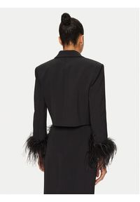 Pinko - PINKO Marynarka 102865 A1JX Czarny Regular Fit. Kolor: czarny. Materiał: syntetyk #2