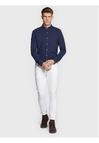 Polo Ralph Lauren Koszula 710654408081 Granatowy Regular Fit. Typ kołnierza: polo. Kolor: niebieski. Materiał: bawełna #5