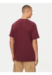DC T-Shirt Rebuild Hss ADYZT05337 Bordowy Regular Fit. Kolor: czerwony. Materiał: bawełna #4