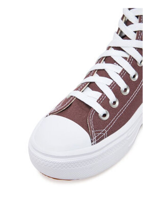 Converse Trampki Chuck Taylor All Star Move Platform A10665C Bordowy. Kolor: czerwony. Materiał: materiał. Obcas: na platformie