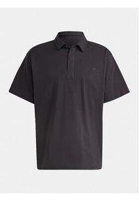 Adidas - adidas Polo Premium Essentials HR8677 Czarny Loose Fit. Typ kołnierza: polo. Kolor: czarny. Materiał: bawełna #4