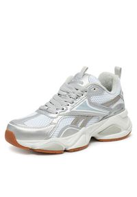 Reebok Sneakersy CHARGE AR30246WSSW Srebrny. Kolor: srebrny. Materiał: skóra #8