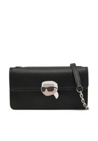 Karl Lagerfeld - KARL LAGERFELD Torebka A1W32123 Czarny. Kolor: czarny. Materiał: skórzane