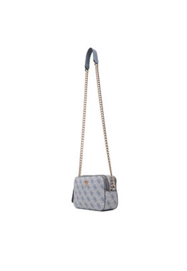 Guess Torebka Noelle II HWBG96 72140 Niebieski. Kolor: niebieski. Materiał: skórzane