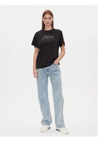 Hugo - HUGO T-Shirt Vintage Tee 50537239 Czarny Relaxed Fit. Kolor: czarny. Materiał: bawełna. Styl: vintage #4