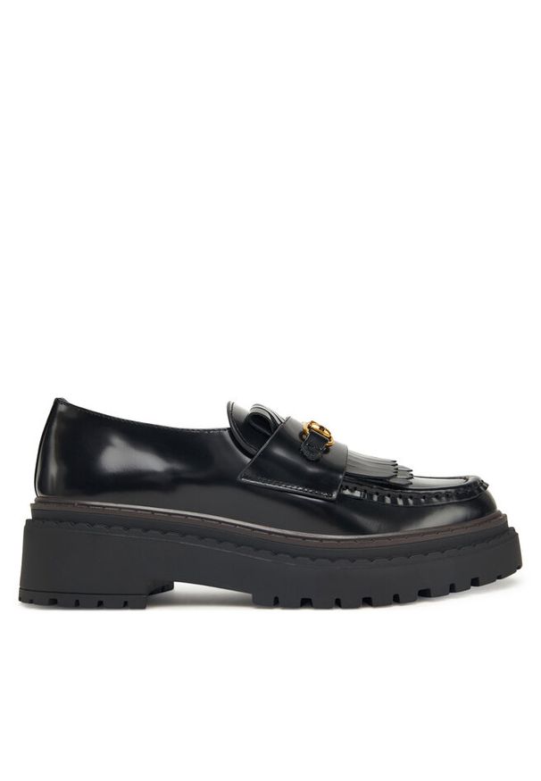 Loafersy Nokwol. Kolor: czarny