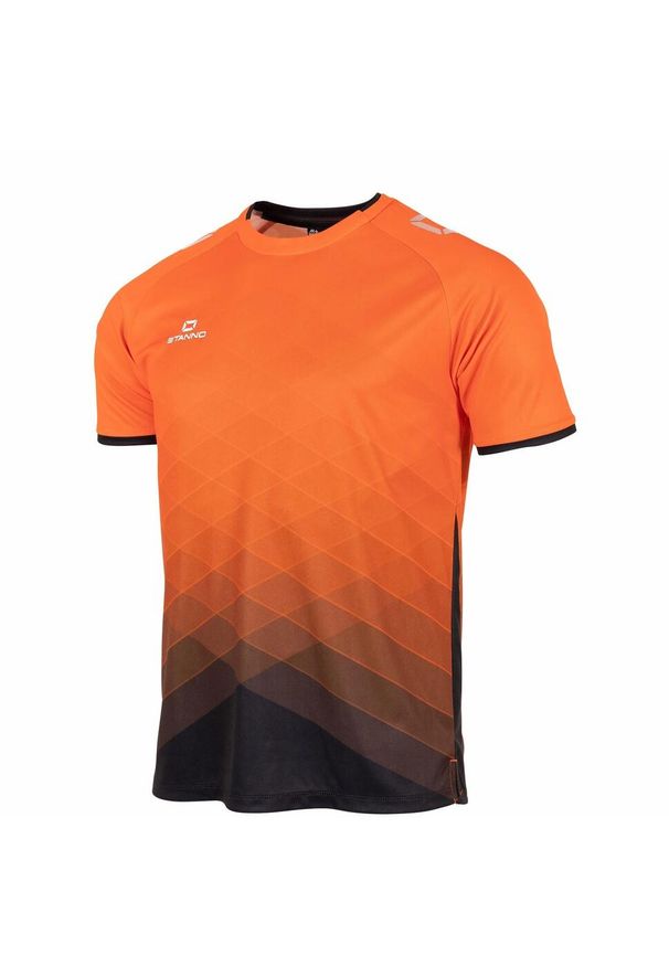 STANNO - Jersey Stanno Altius. Kolor: wielokolorowy, czarny, pomarańczowy. Materiał: jersey. Sport: piłka nożna