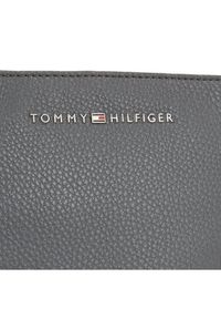 TOMMY HILFIGER - Tommy Hilfiger Saszetka Th Central Mini Crossover AM0AM12450 Szary. Kolor: szary. Materiał: skóra