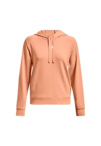 Bluza fitness damska Under Armour Rival Terry Hoodie. Kolor: pomarańczowy. Sport: fitness