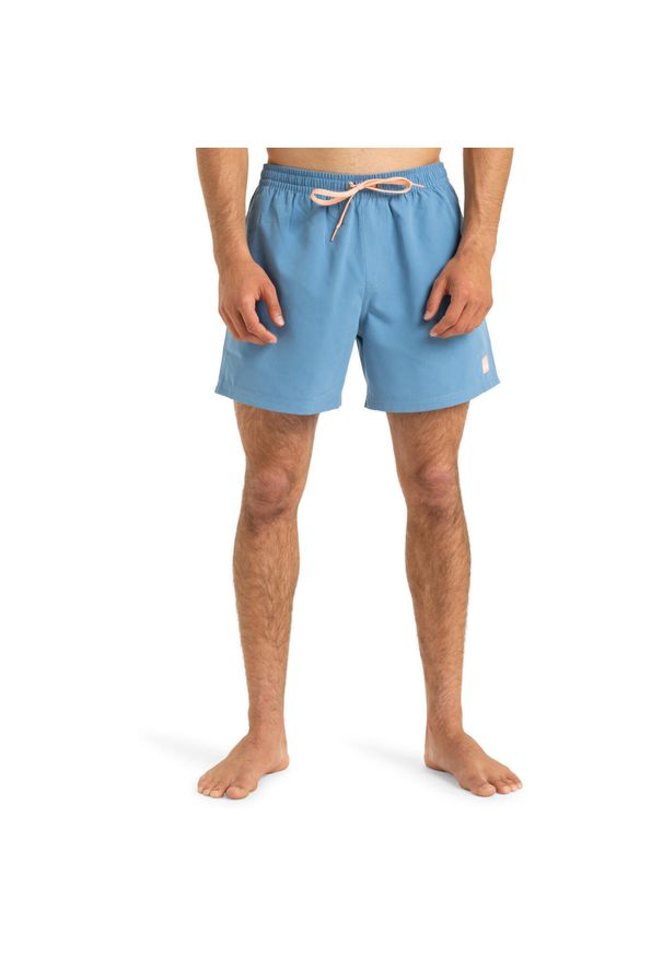 Quiksilver - Szorty kąpielowe dla Mężczyzn EVERYDAY SOLID VOLLEY 15" Niebieski. Kolor: niebieski. Materiał: poliester, materiał. Styl: sportowy