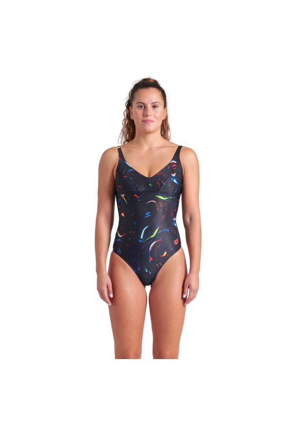 Arena - Strój Kąpielowy Abyss Swimsuit U Back. Kolor: czarny