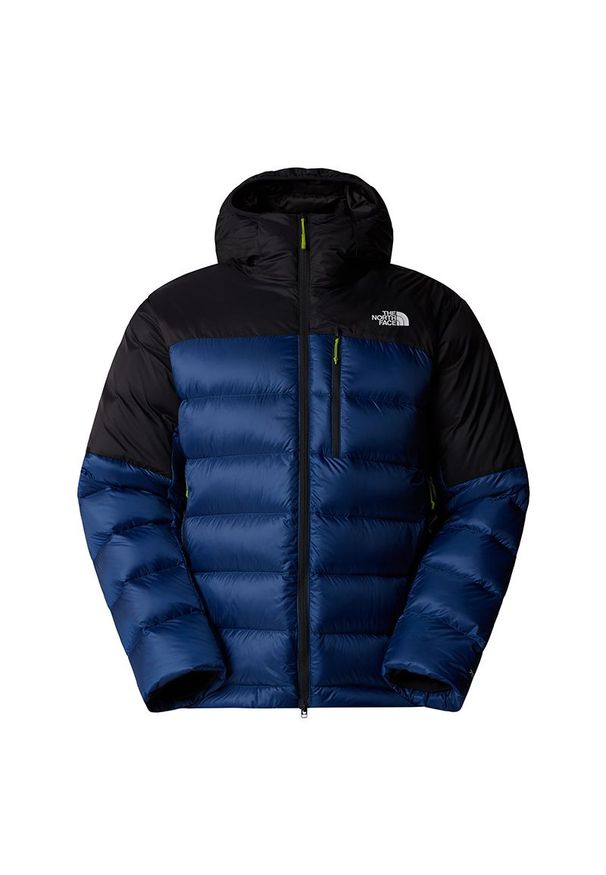 Kurtka The North Face Kalix Down Hoodie 0A88SKMPF1 - granatowo-czarna. Kolor: niebieski, wielokolorowy, czarny. Materiał: puch, materiał, nylon. Sezon: zima