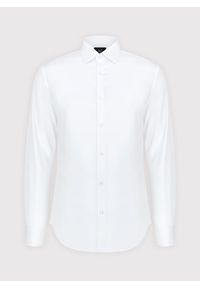 Pako Lorente - PAKO LORENTE – Biała bawełniana koszula męska. Okazja: na studniówkę. Kolor: biały, czarny. Materiał: bawełna. Długość rękawa: długi rękaw. Długość: długie. Wzór: gładki #2