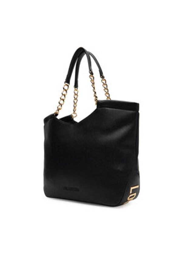Love Moschino - LOVE MOSCHINO Torebka JC4031PP1NLT0000 Czarny. Kolor: czarny. Materiał: skórzane