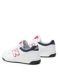 New Balance Sneakersy BB480LWG Biały. Kolor: biały. Materiał: skóra #8