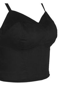Guess Top W6RH03 WJ472 Czarny Slim Fit. Kolor: czarny. Materiał: syntetyk #5