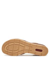 Rieker Sandały 63778-31 Beżowy. Kolor: beżowy. Materiał: materiał #3