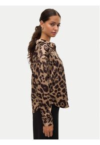 Vero Moda Koszula Merle 10316597 Brązowy Loose Fit. Kolor: brązowy. Materiał: syntetyk #5