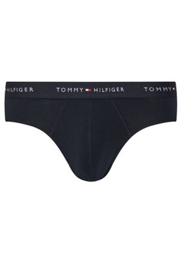 TOMMY HILFIGER - Tommy Hilfiger Komplet 3 par slipów UM0UM03471 Czarny. Kolor: czarny. Materiał: bawełna