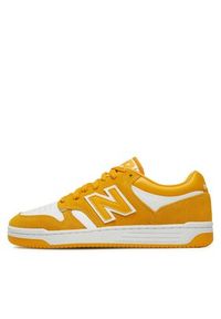 New Balance Sneakersy BB480LWA Żółty. Kolor: żółty