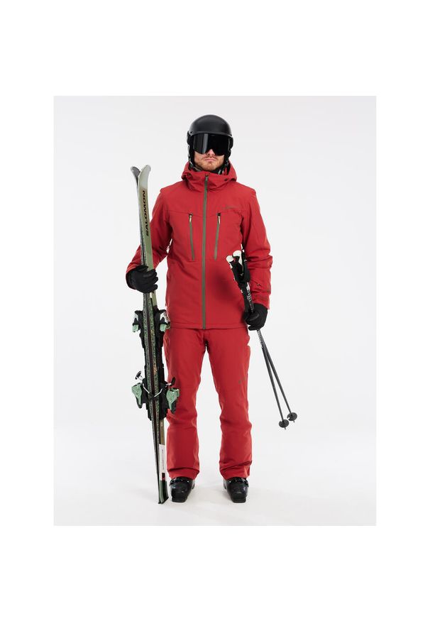 Kurtka narciarska Protest Timothy. Kolor: czerwony. Sezon: zima. Sport: narciarstwo