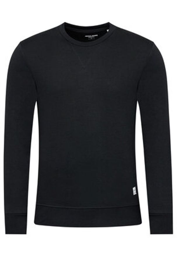 Jack & Jones - Jack&Jones Bluza Basic 12181903 Czarny Regular Fit. Kolor: czarny. Materiał: bawełna