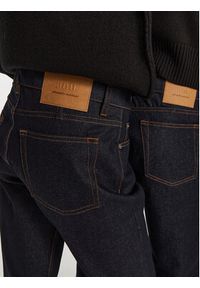 AMI PARIS Jeansy HTR001.DE0011 Granatowy Regular Fit. Kolor: niebieski