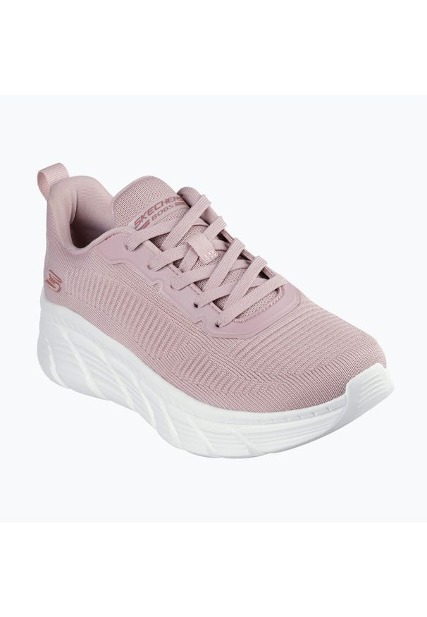 skechers - Buty damskie SKECHERS Bobs B Flex Hi Flying Hi. Kolor: różowy, biały, wielokolorowy. Model: Skechers Sport. Sport: turystyka piesza