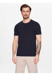 Oscar Jacobson T-Shirt Kyran 6789 3815 Granatowy Regular Fit. Kolor: niebieski. Materiał: bawełna