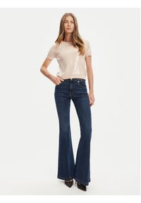 Guess Sweter W5YR21 Z3E70 Beżowy Regular Fit. Kolor: beżowy. Materiał: wiskoza #4