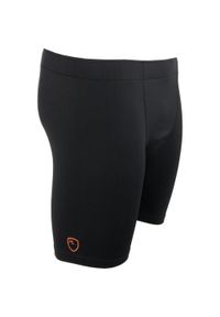 POWERLAYER - Męskie elastyczne szorty sportowe PlayerLayer P-705, czarne, S. Kolor: czarny. Długość: krótkie. Sezon: lato