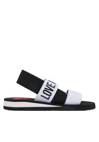 Love Moschino - LOVE MOSCHINO Sandały JA16033G0MJN410A Biały. Kolor: biały. Materiał: materiał