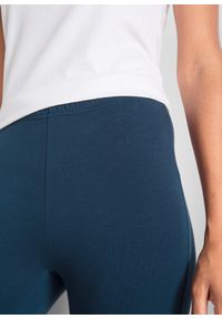 bonprix - Legginsy rybaczki (2 pary w opak.). Okazja: na co dzień. Kolor: niebieski. Styl: casual #3