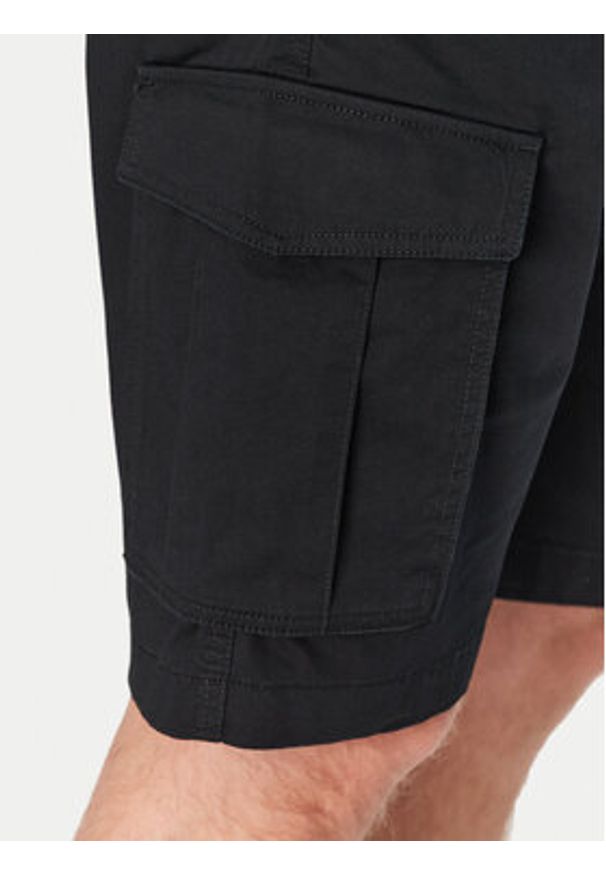 GANT - Gant Szorty materiałowe 205069 Czarny Relaxed Fit. Kolor: czarny. Materiał: bawełna