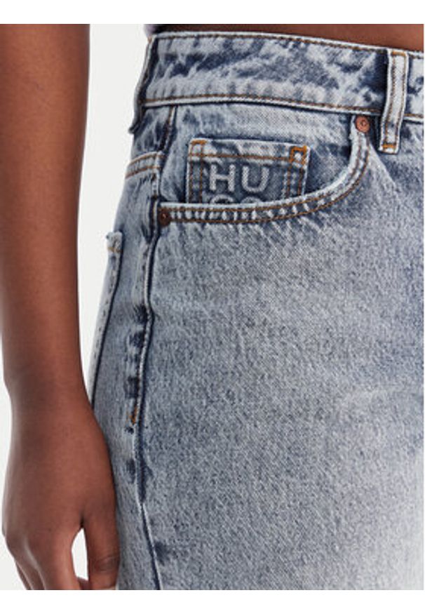 Hugo - HUGO Jeansy 50556481 Niebieski Regular Fit. Kolor: niebieski