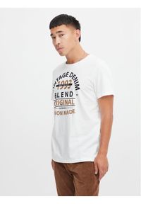 Blend T-Shirt 20715749 Biały Regular Fit. Kolor: biały. Materiał: bawełna