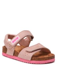 BIG STAR SHOES - Sandały Big Star Shoes JJ374121 Pink. Kolor: różowy. Materiał: skóra
