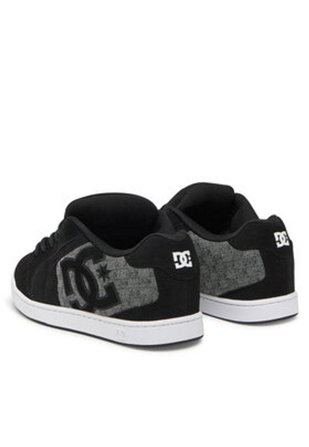 DC Shoes Sneakersy NET DC01774062 Czarny. Kolor: czarny. Materiał: materiał