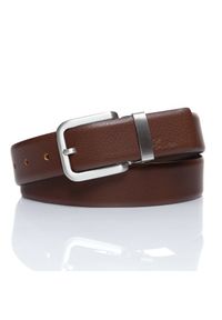 Tom Tailor - TOM TAILOR PASEK SKÓRZANY SOPO-TT293 680 35mm Ledergürtel. Materiał: skóra. Styl: klasyczny