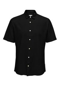 Only & Sons Koszula 22009885 Czarny Slim Fit. Kolor: czarny. Materiał: bawełna #6