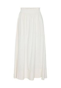 YAS Spódnica maxi Flaxy 26036370 Biały Regular Fit. Kolor: biały. Materiał: len, wiskoza #5
