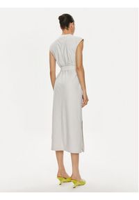Max Mara Leisure Sukienka codzienna Megaton 2416621028 Szary Relaxed Fit. Okazja: na co dzień. Kolor: szary. Materiał: syntetyk. Typ sukienki: proste. Styl: casual #5
