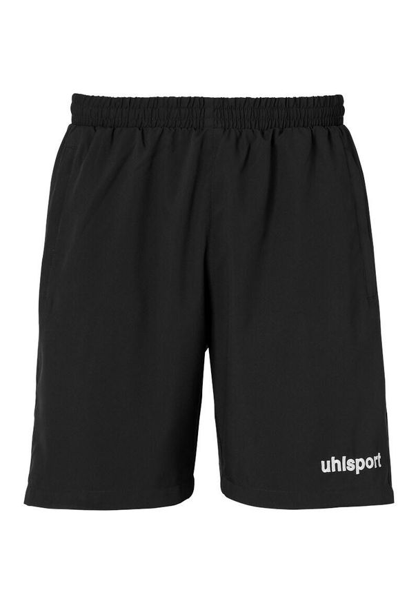 UHLSPORT - Szorty Uhlsport Essential Woven. Kolor: czarny. Materiał: materiał. Sport: fitness, piłka nożna