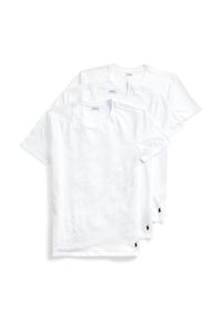 Polo Ralph Lauren Komplet 3 t-shirtów Classic Crew 714830304003 Biały Regular Fit. Typ kołnierza: polo. Kolor: biały. Materiał: bawełna