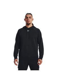 Bluza z kapturem Under Armour Rival Fleece Hoodie, Mężczyźni. Typ kołnierza: kaptur. Kolor: wielokolorowy, czarny, biały. Materiał: materiał, bawełna #1