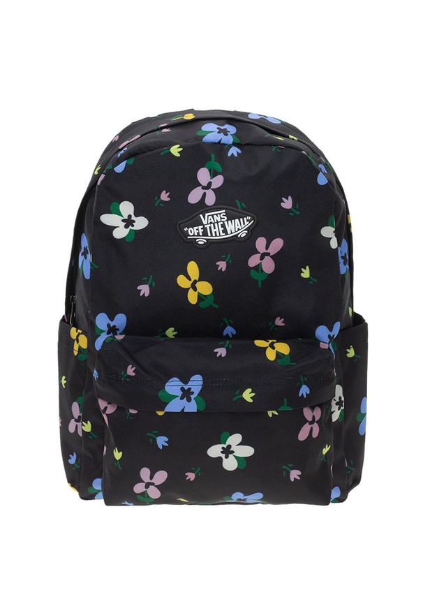 Plecak Vans Old Skool Classic Grom VN000H56DAJ1 - czarny. Kolor: czarny. Materiał: poliester, materiał. Wzór: aplikacja. Styl: casual