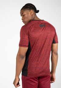 GORILLA WEAR - Fremont Koszulka - Burgundy Czerwony/Czarny. Kolor: czerwony, wielokolorowy, czarny. Sport: fitness