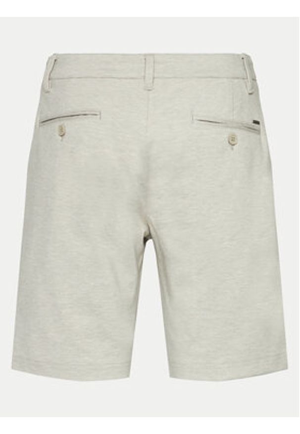 INDICODE Szorty materiałowe Aalborg 70-371 Beżowy Slim Fit. Kolor: beżowy. Materiał: syntetyk
