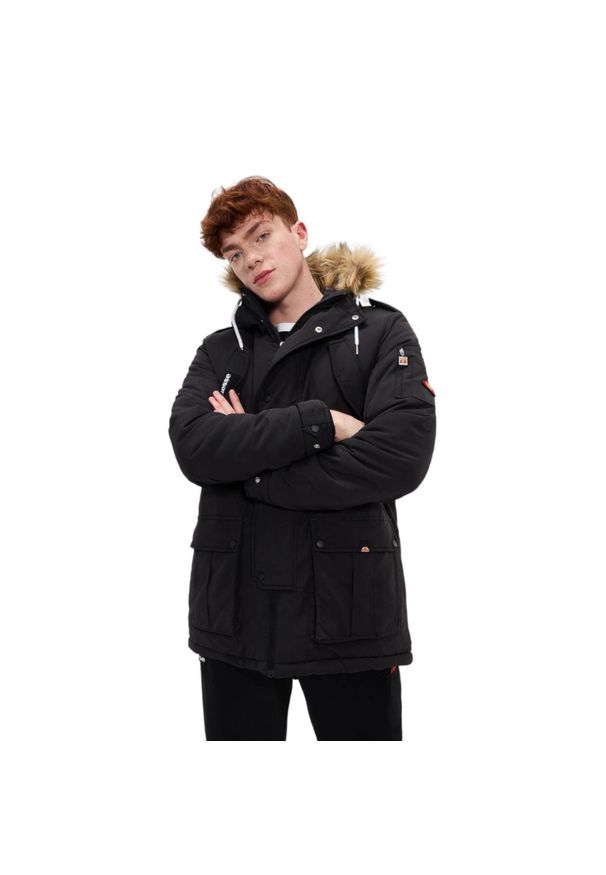 Kurtka ocieplana męska Ellesse Blizzard. Kolor: czarny. Sezon: zima. Styl: sportowy