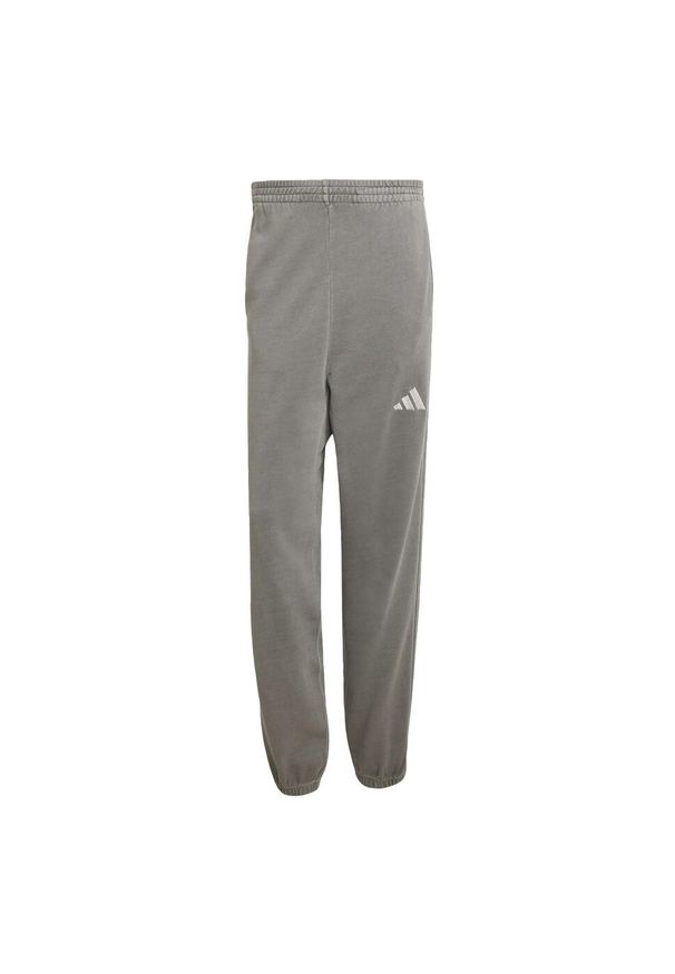 Adidas - Spodnie ALL SZN French Terry Washed Loose. Kolor: czarny. Materiał: tkanina